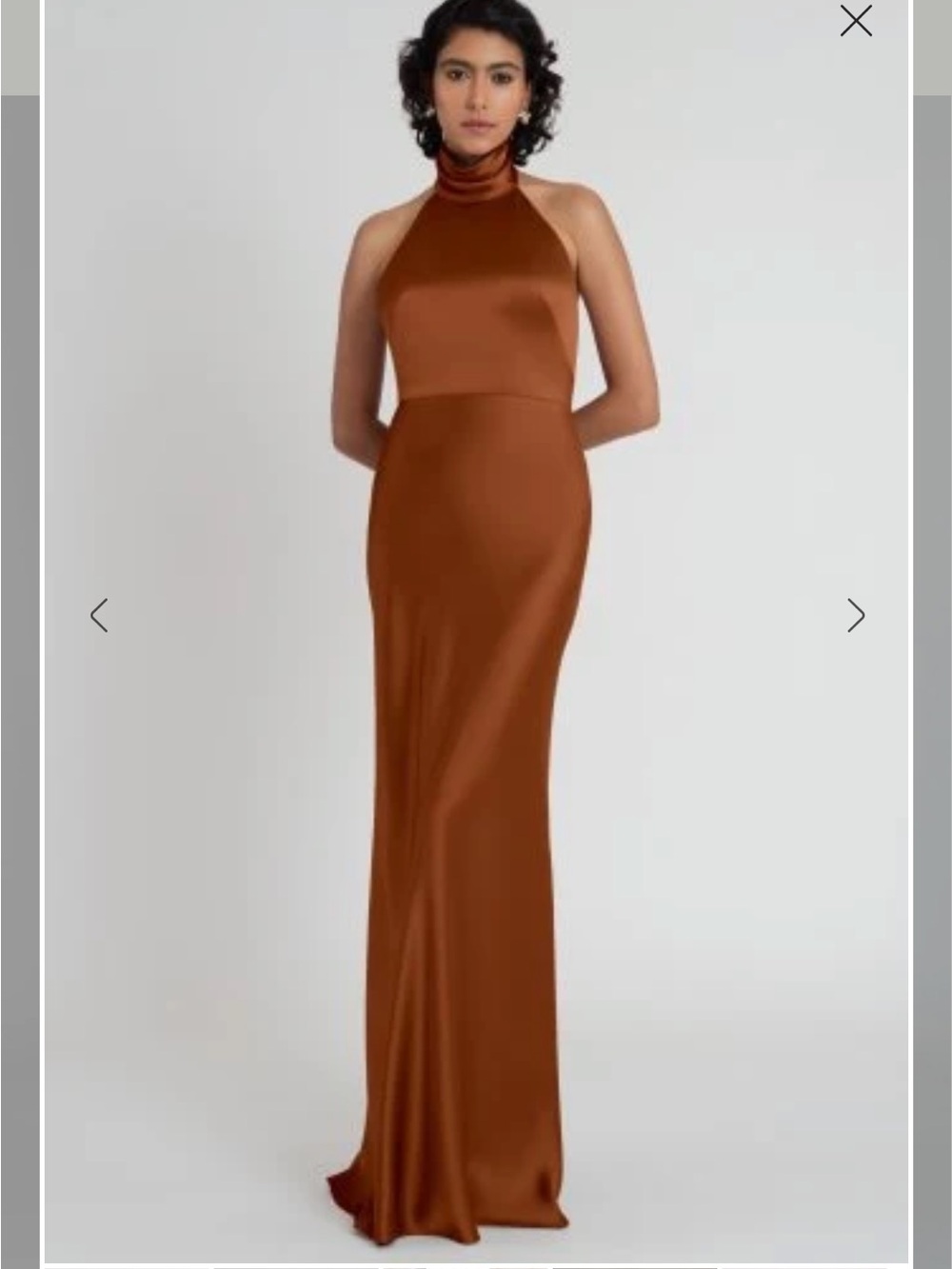 Jenny Yoo Nicole Bridesmaid Dress in Copper